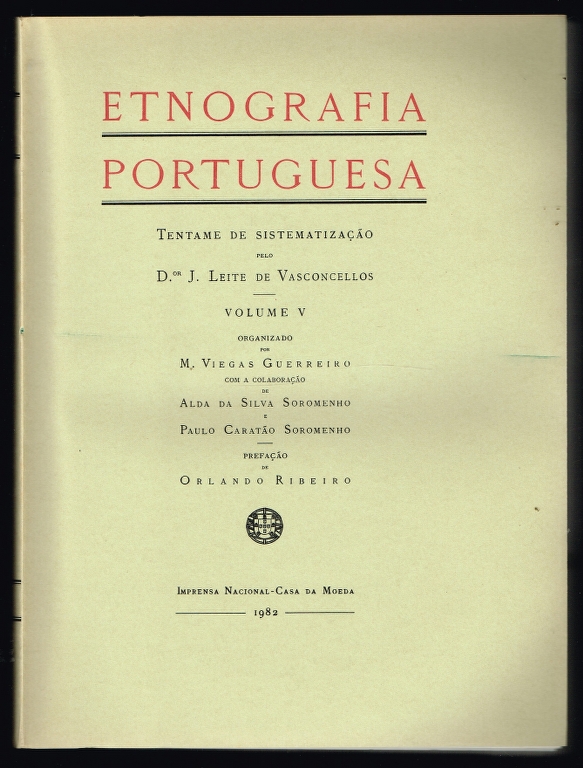 ETNOGRAFIA PORTUGUESA (volume V)